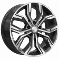 СКАД Амиата 7x17 4x100 ET43 60,1 Алмаз (уценка: Замятие внутреннего обода и сточено по кромке 2мм)
